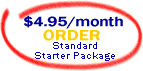 Order Web Hosting Starter Package for only $4.95/month. Also available at our new 1-2-Wonder Web Services site with payment plans of 3 months, 6 months, and 1 year.